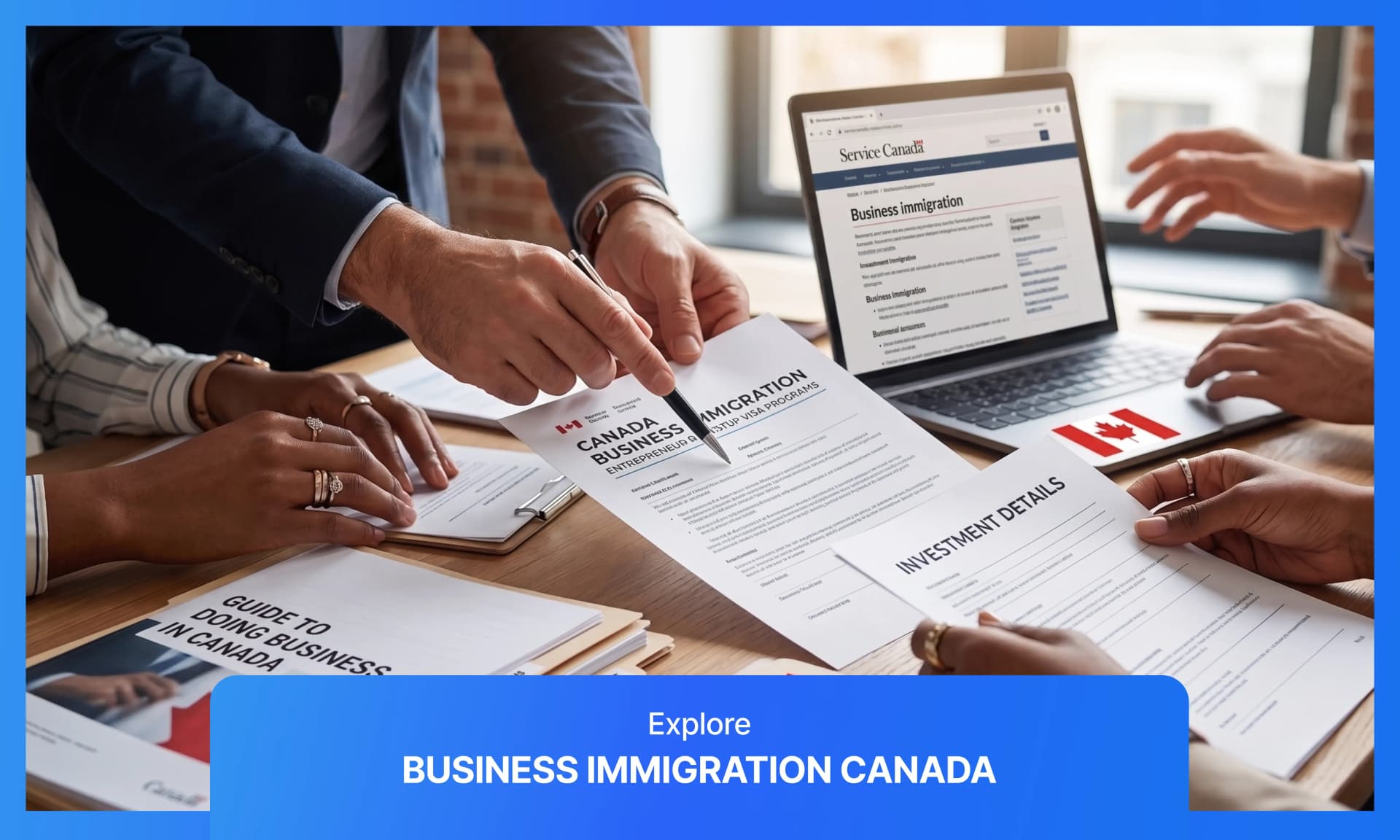 Cover image for article on Business Immigration Canada