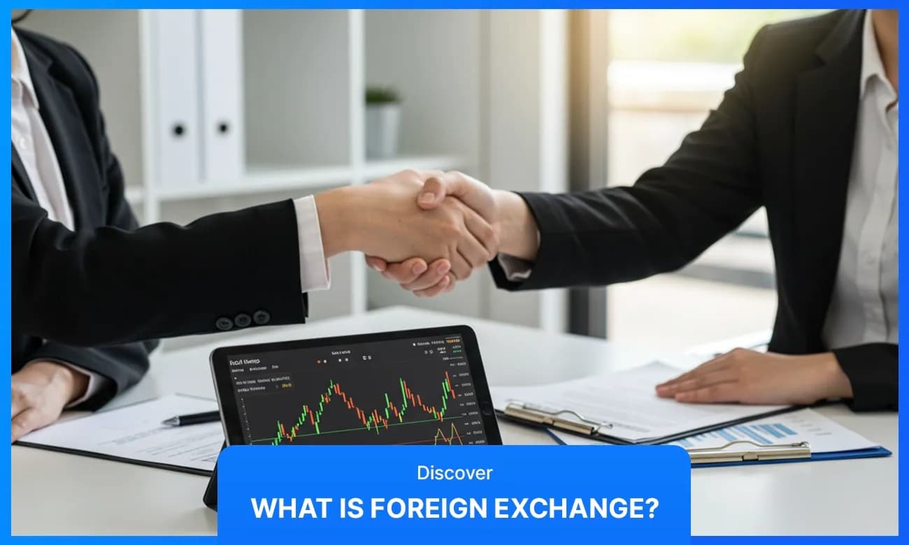 Two man is exchanging the currency