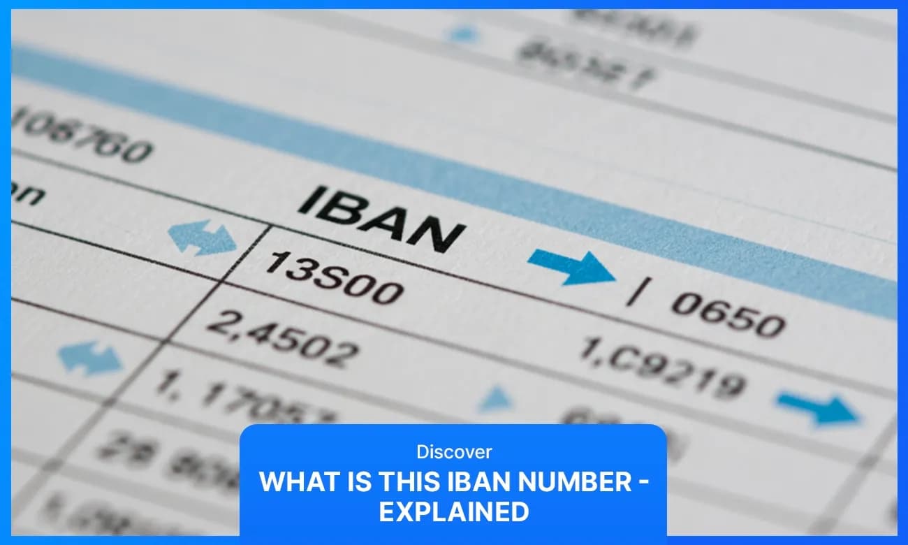 Iban number is displayed