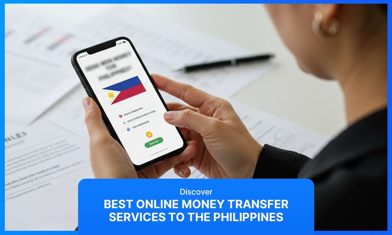 A women in trying to send money to Philippines