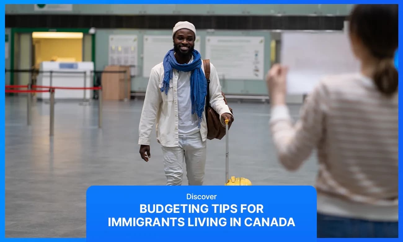 Cover image for article on budgeting tips for immigrants living in canada