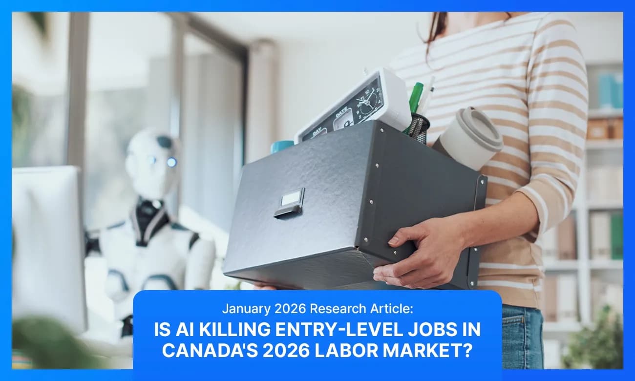 Cover image for article on Is AI Killing Entry-Level Jobs in Canada
