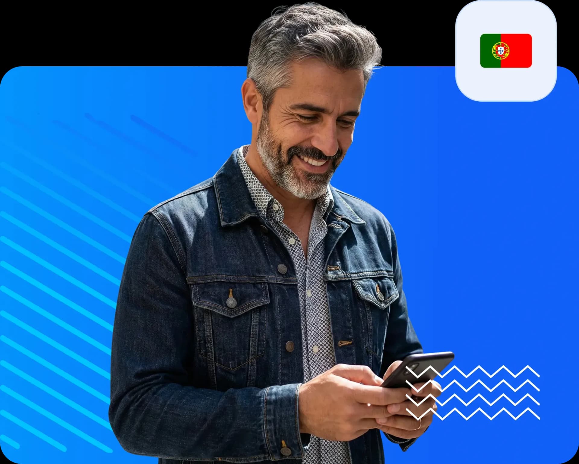 Man using smartphone to send money to portugal c8f1c71f29.