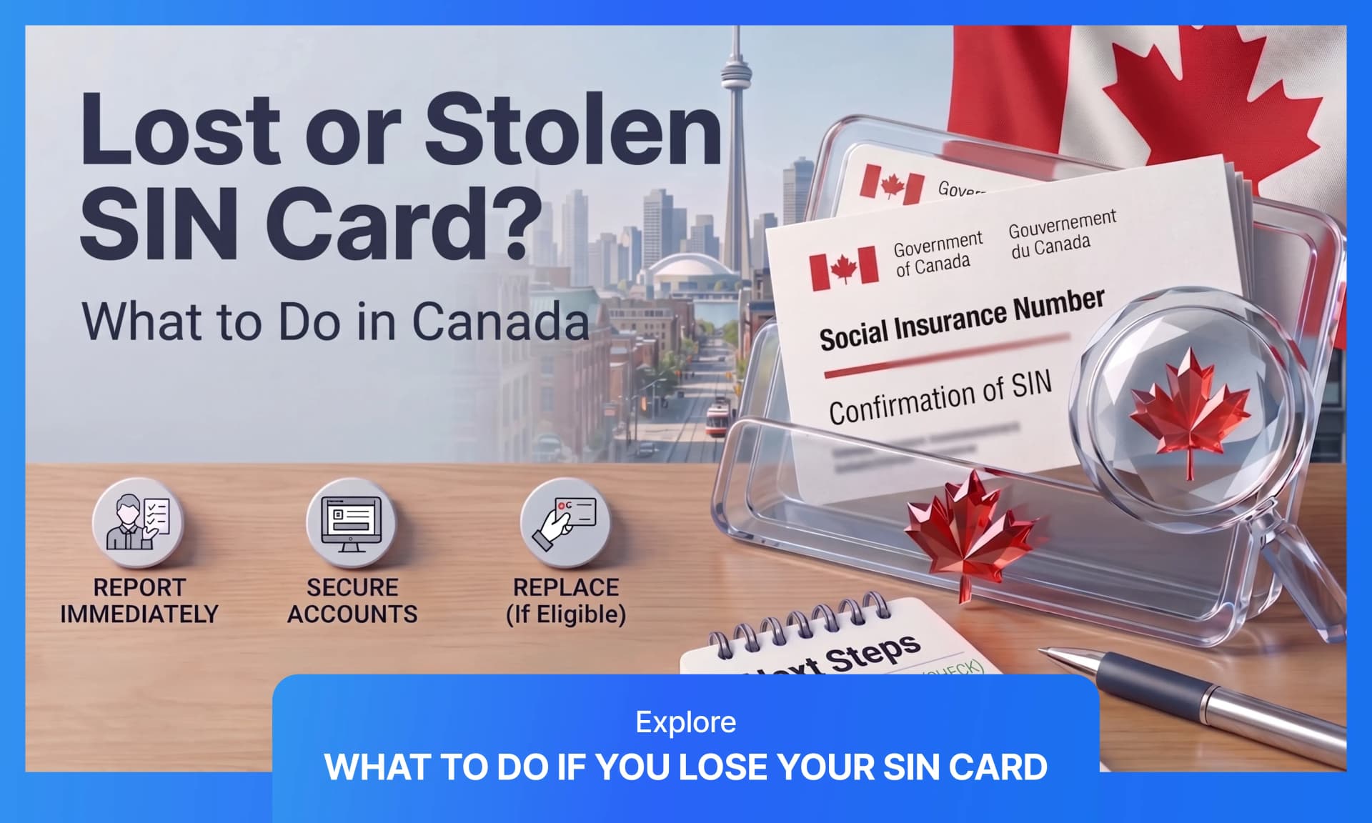 Lost Your SIN Card? Here’s What to Do in Canada