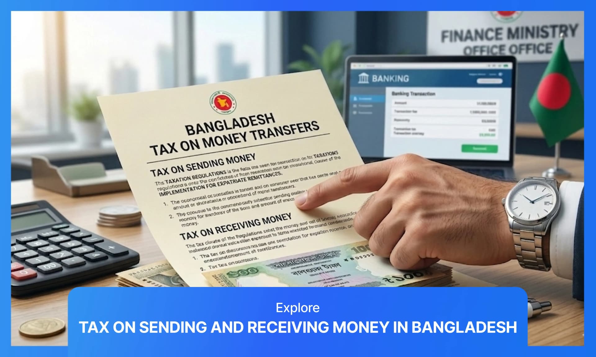 Tax on Sending & Receiving Money in Bangladesh from Canada