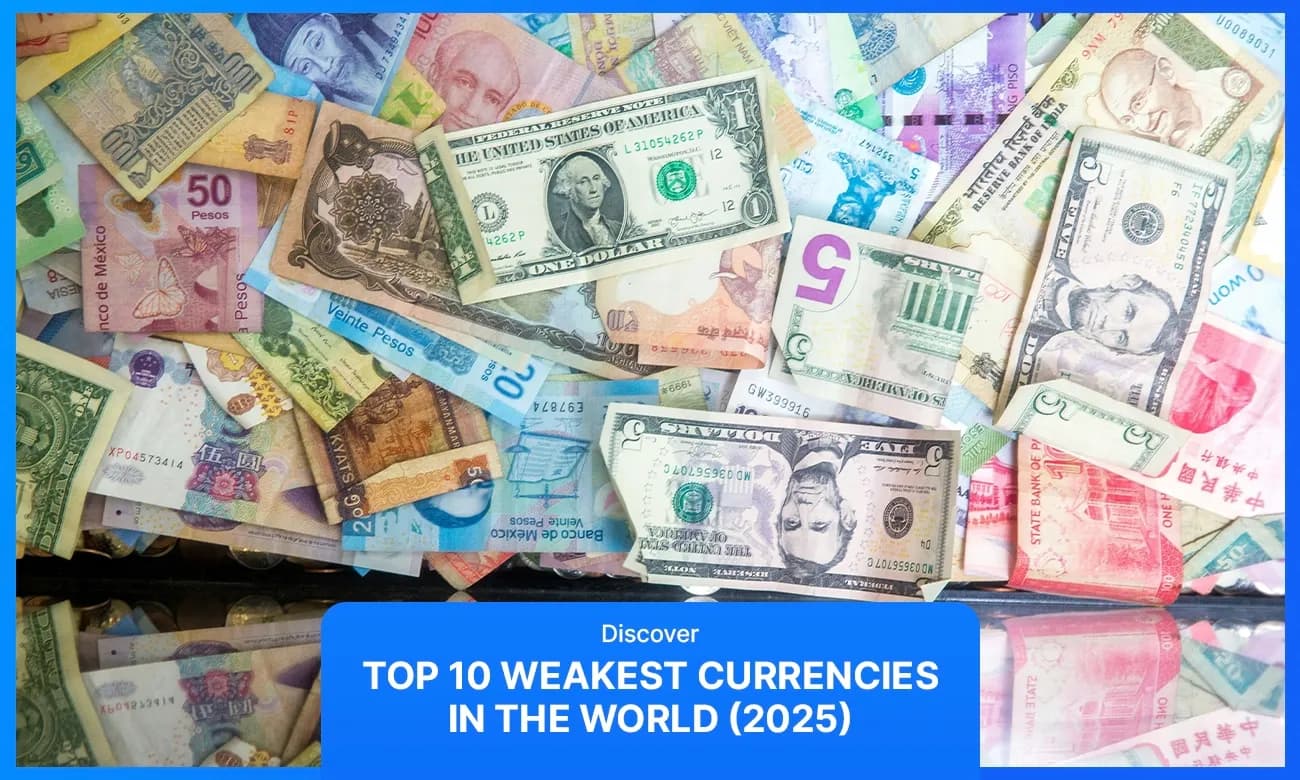 World’s Weakest Currencies (Latest Rankings in 2026)