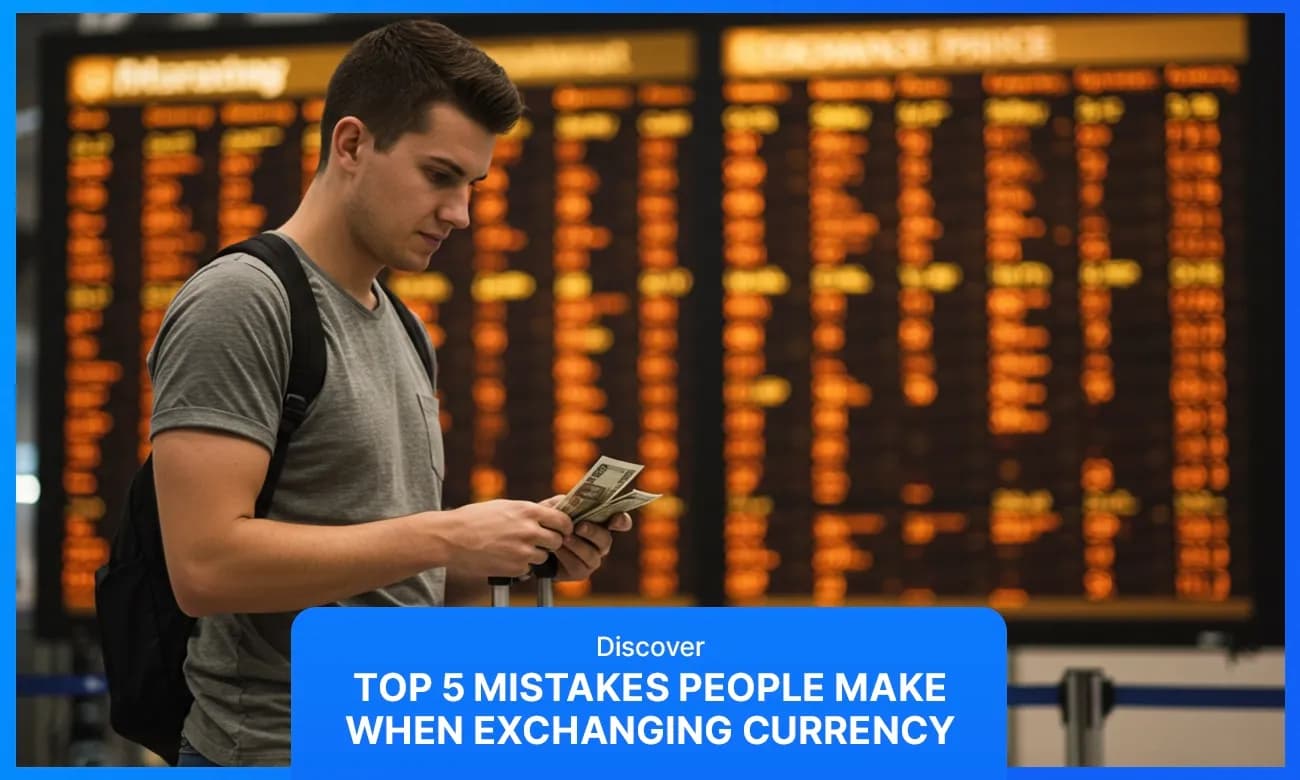 Coverage image of blog Mistakes People Make When Exchanging Currency
