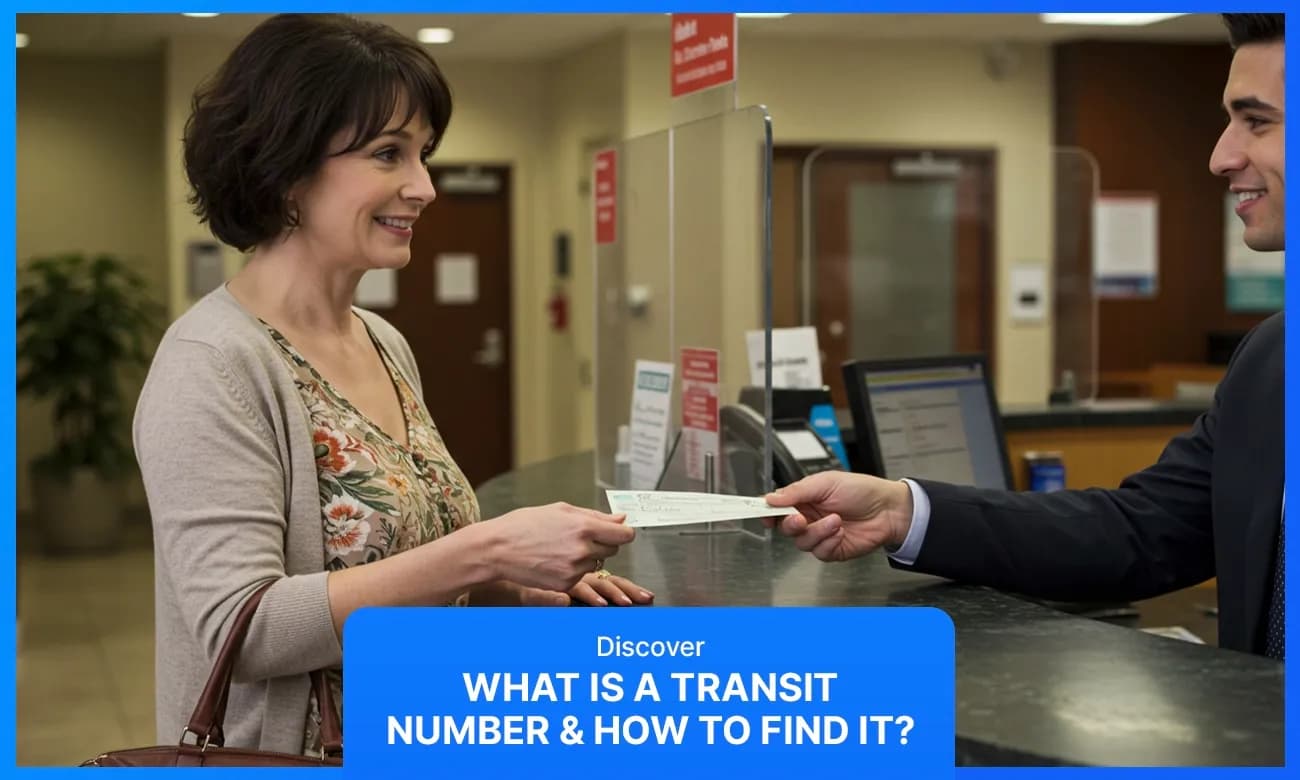 woman is sharing transit number