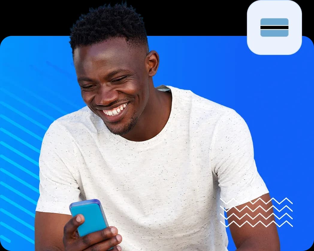 Woman using smartphone to send money to botswana e6b0d4e550.