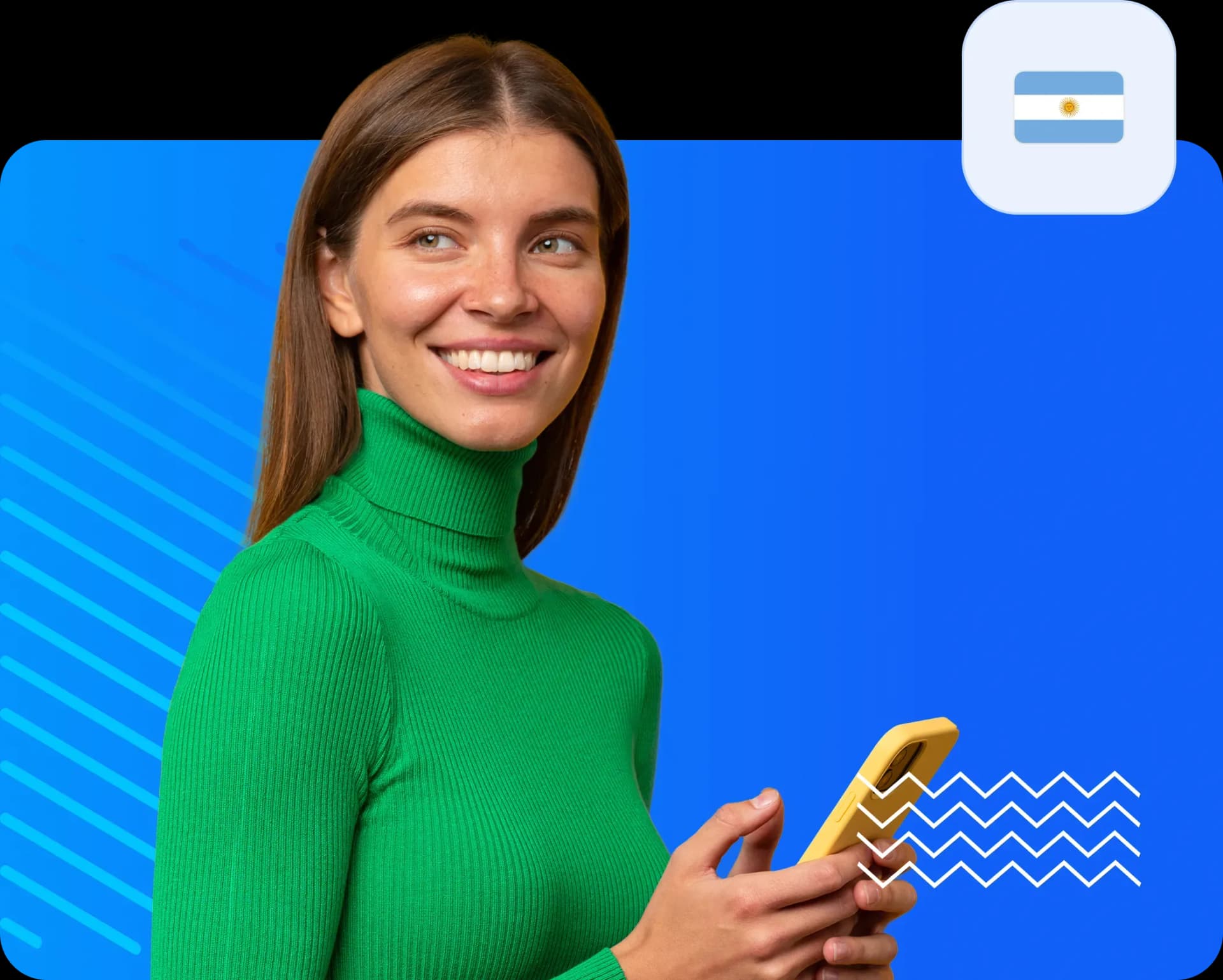 Women using smartphone to send money to argentina e26e6e8868.