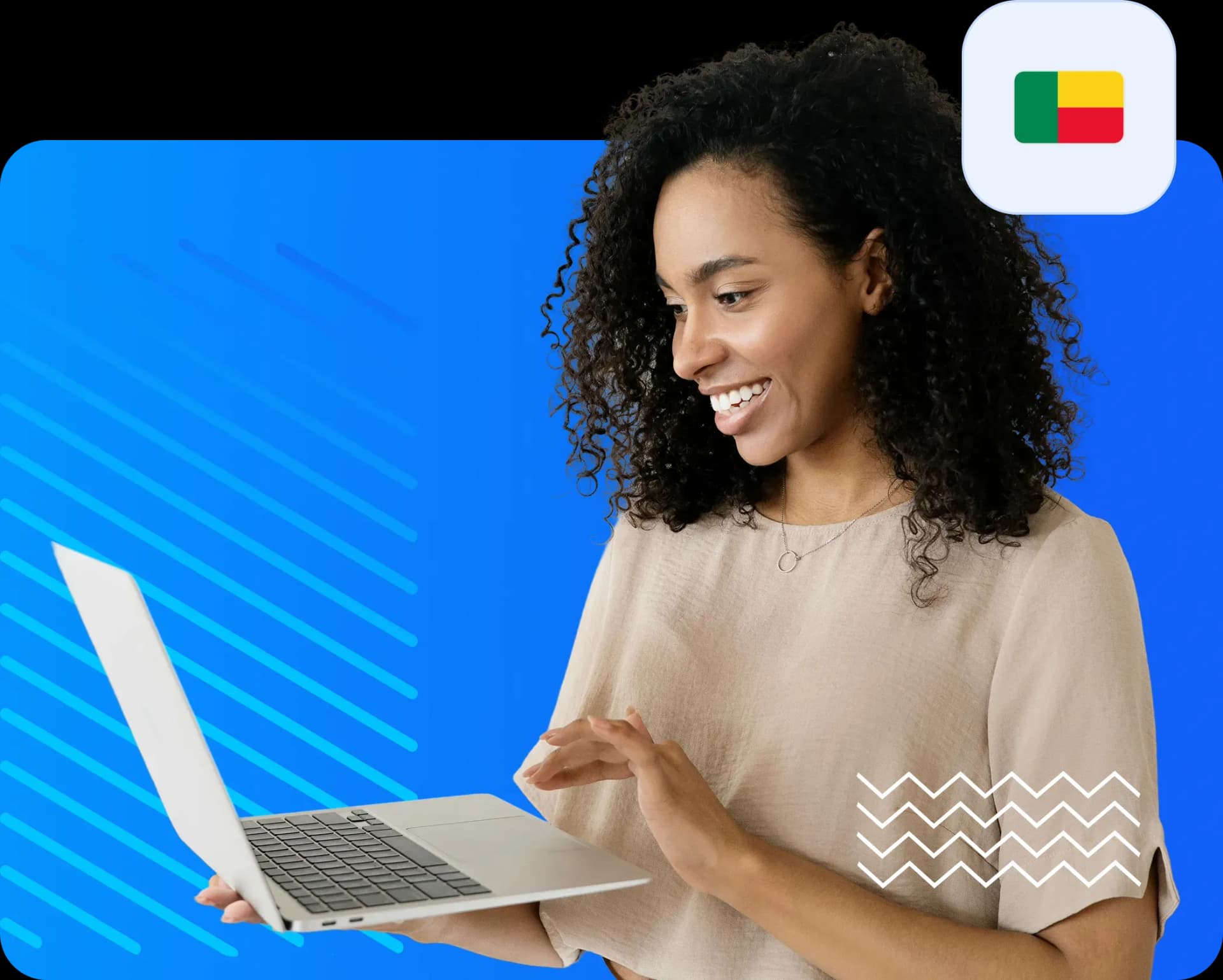 Women using smartphone to send money to benin 1eb7a74914.