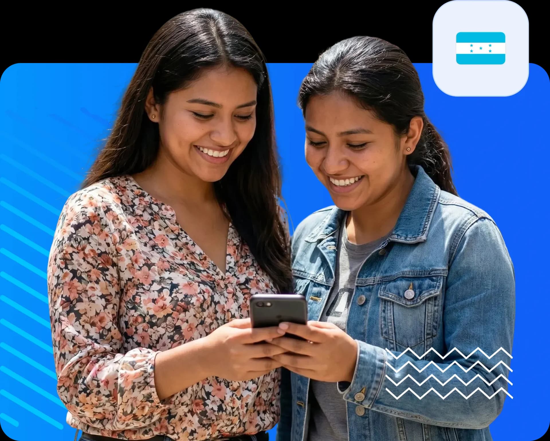 Women using smartphone to send money to honduras b97aa47bdd.