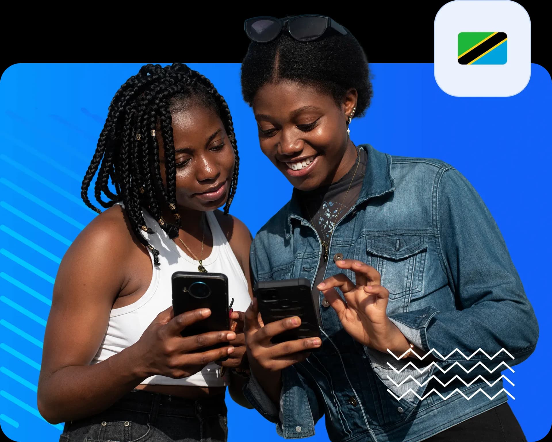 Women using smartphone to send money to tanzania db5c061a1c.