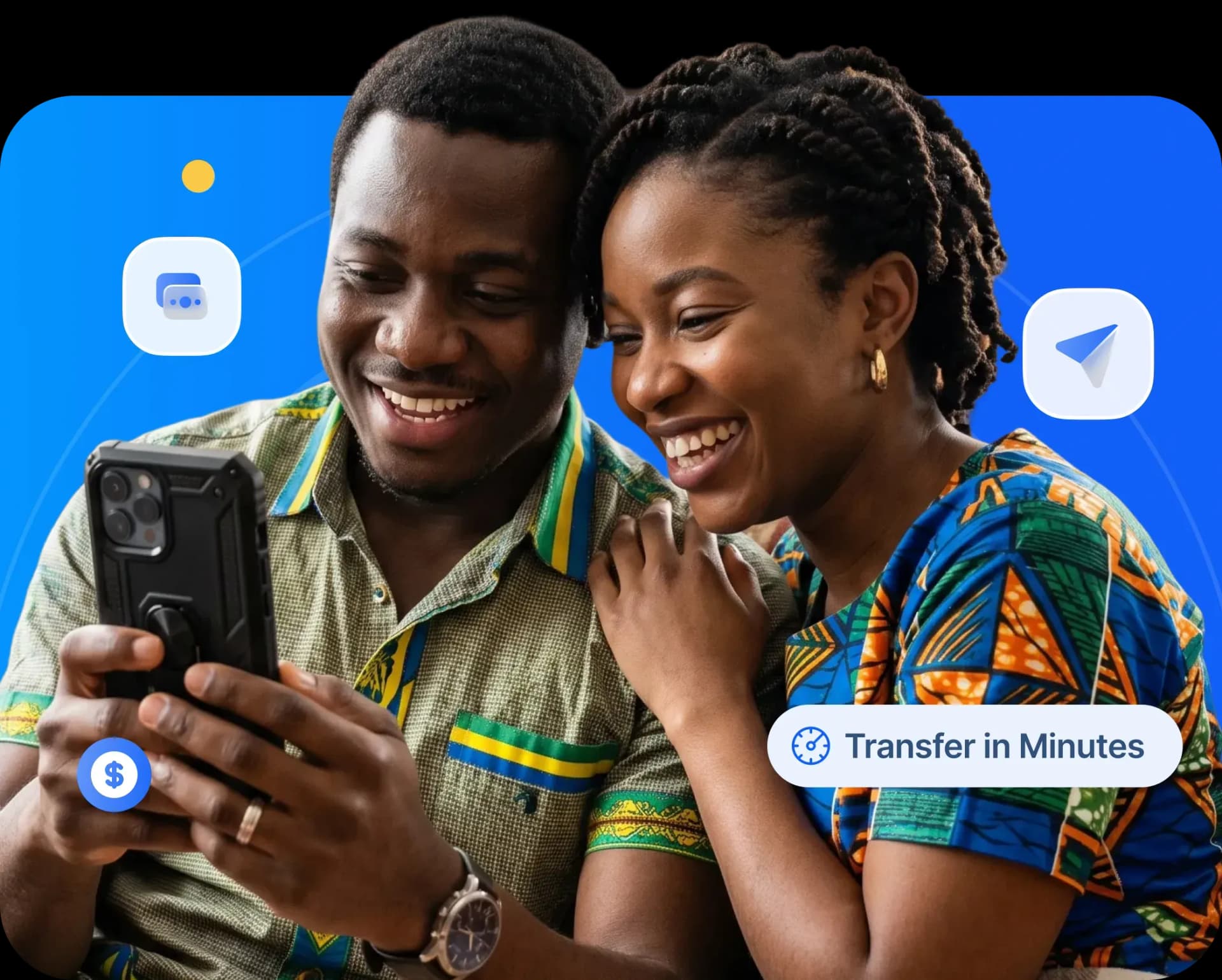 Couple using mobile for money transfer to sierra leone b8389ef34b.