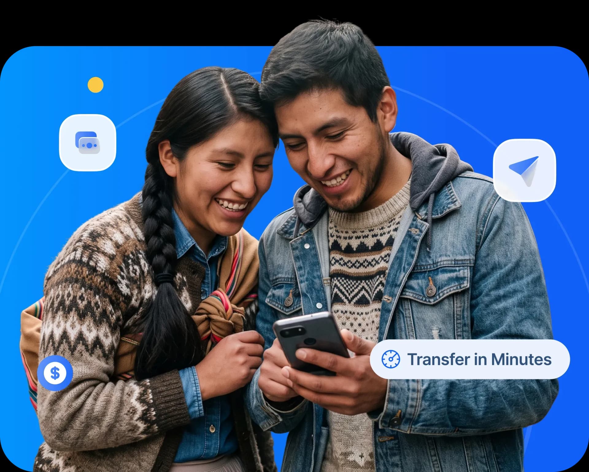 Couples using mobile to send money to bolivia 098b51bb74.