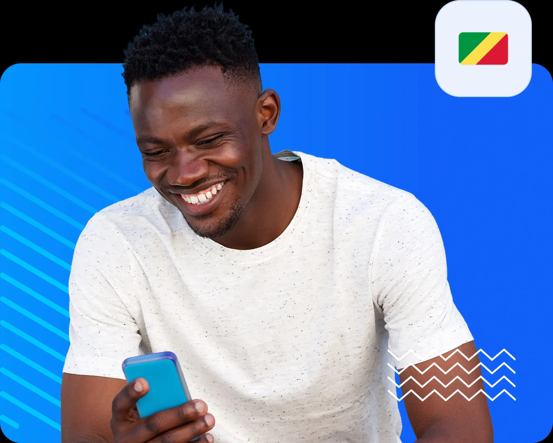 Man using smartphone to send money to republic d1f3df53ba.