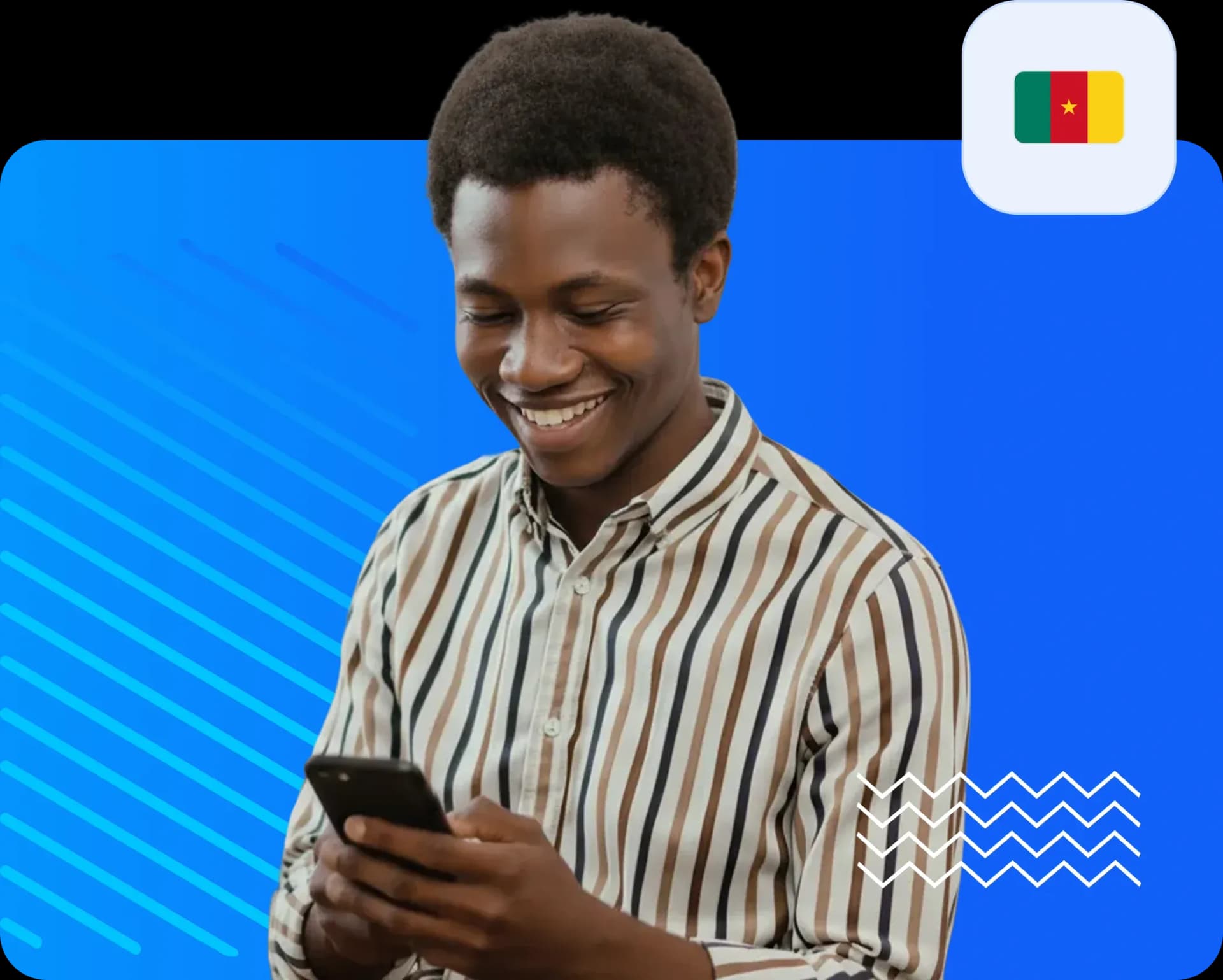 Men using smartphone to send money to cameroon be329bb6d2.