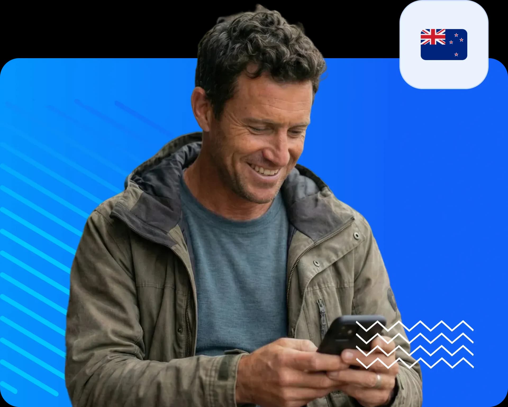 Men using smartphone to send money to new zealand fc706fb6f6.