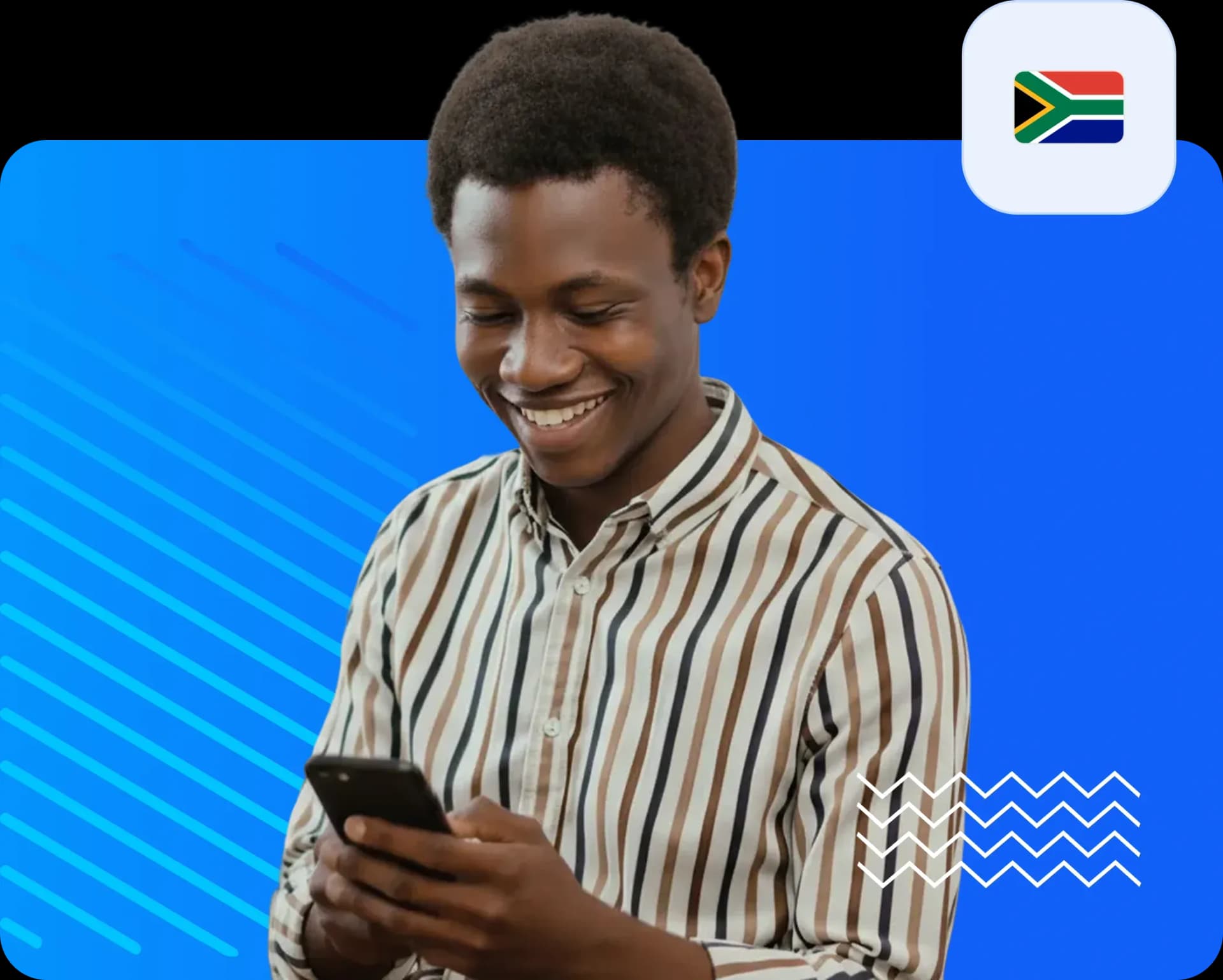 Men using smartphone to send money to south africa 468f7ff2db.