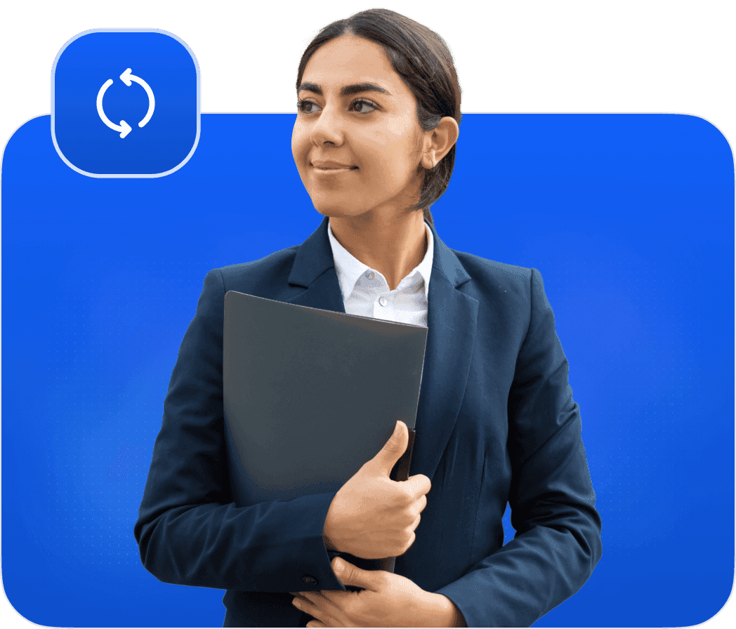 Young female entrepreneur holding laptop a798b6e487