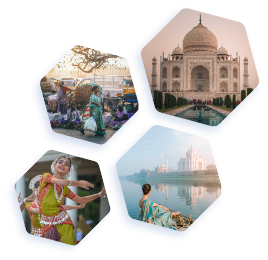 India hexagon images